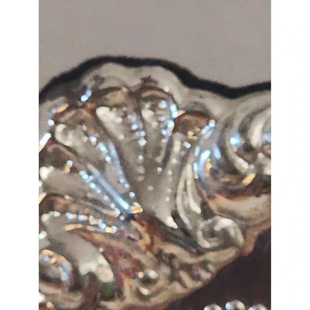 Vtg 8x10 Silvertoned Ornate Picture Frame Baroque Victorian Seashell Hollywood